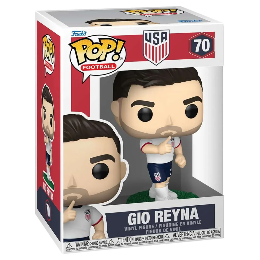 Фигурка Funko POP! Football USA Gio Reyna (70) 92715