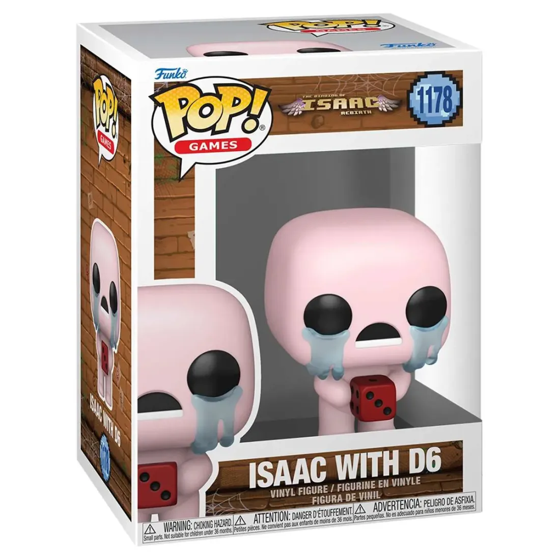 Фигурка Funko POP! Games Binding of Isaac Isaac with D6 (1178) 89161
