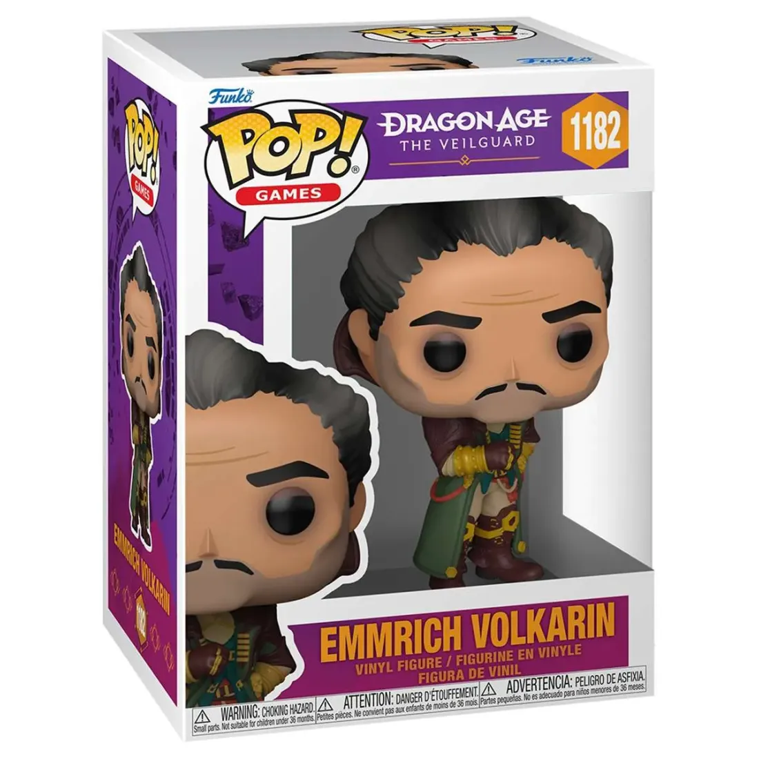 Фигурка Funko POP! Games Dragon Age The Veilguard Emmrich Volkarin (1182) 90826