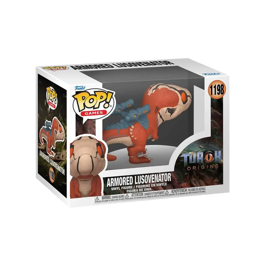 Фигурка Funko POP! Games Turok Armored Lusovenator (1198) 91470