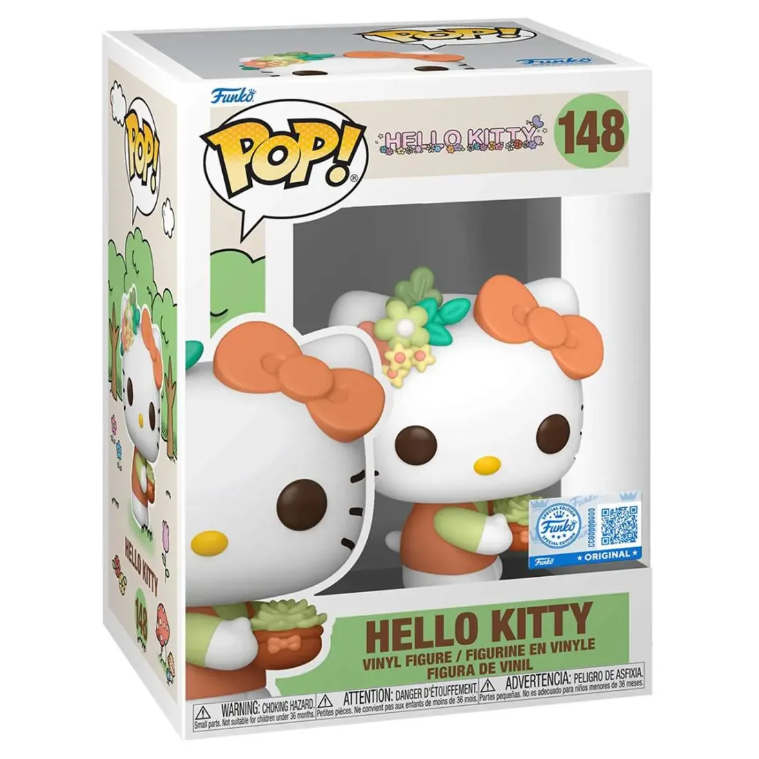 Фигурка Funko POP! Hello Kitty Hello Kitty with Plants SS (Exc) (148) 92042