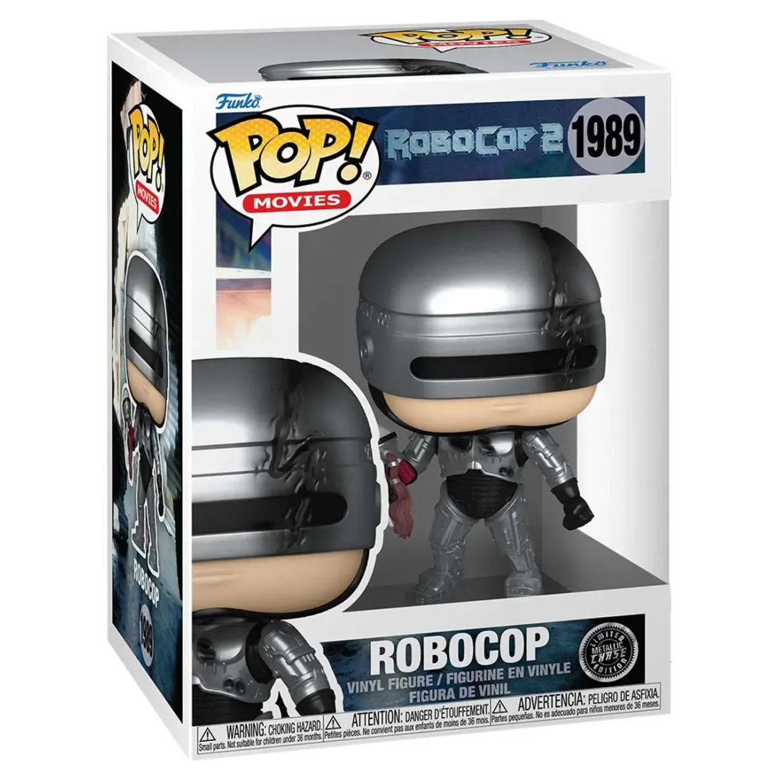 Фигурка Funko POP! Movies Robocop 2 Robocop w/Chase (MT) (1989) 90486