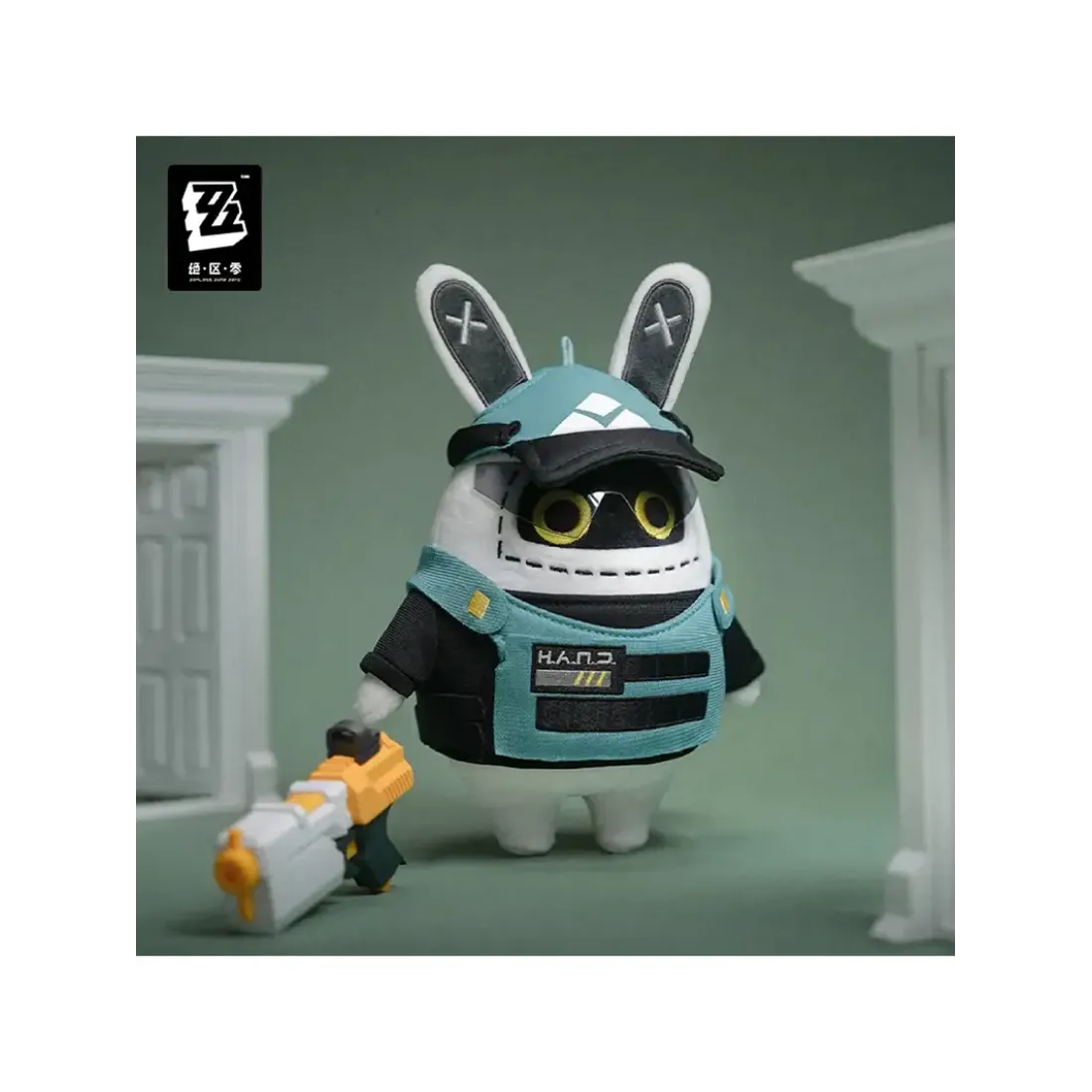 Брелок плюшевый Zenless Zone Zero Bangboo Agent Gulliver 6942421178453