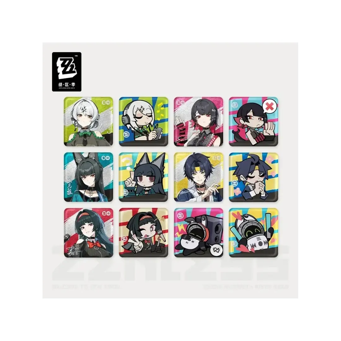 Значок Zenless Zone Zero 25 fes Garden Series Blind Box 1шт. 6942421173984