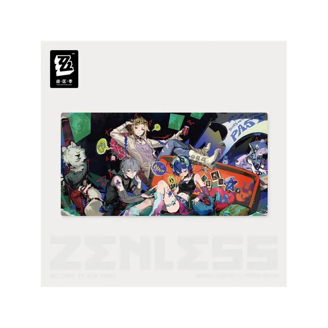 Коврик для мыши Zenless Zone Zero 40*70 см Bury Your Tears With the Past (A) 6942421188605