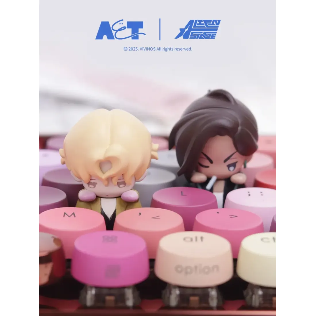 Кейкапы для механической клавиатуры Alien Stage 1 шт blind box AET-0035