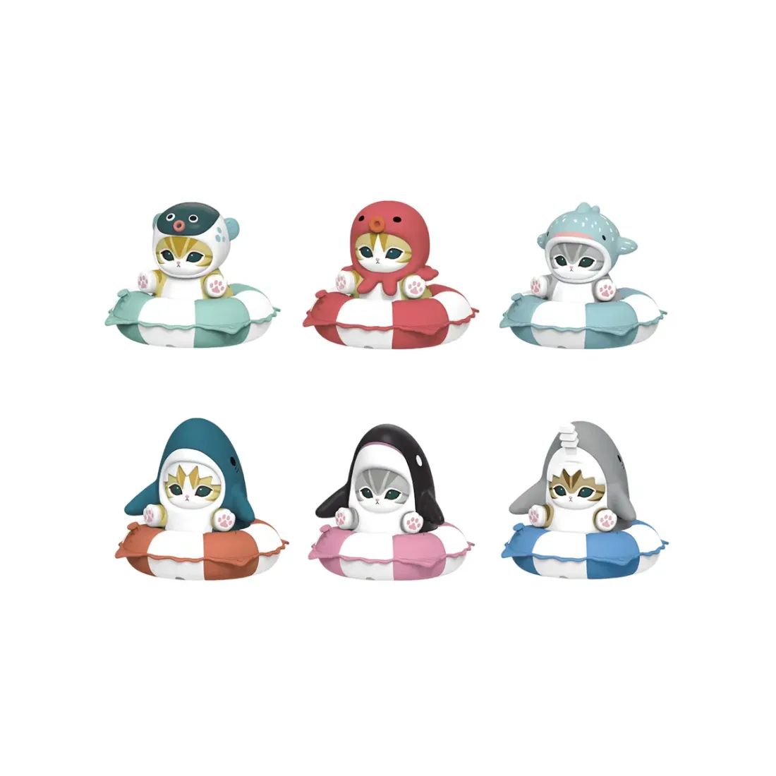Фигурка Mofusand Swimming Ring Series 1 шт blind box MF-250620