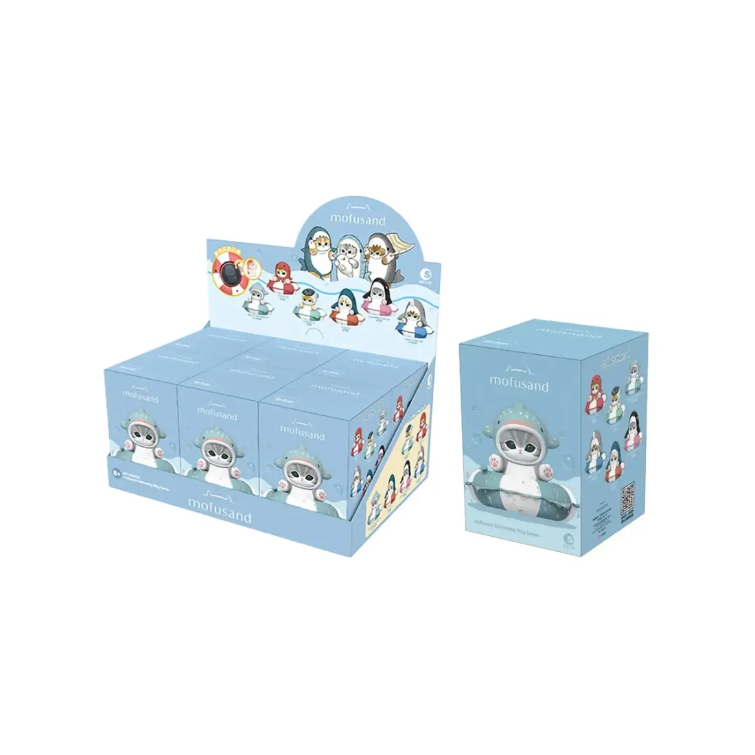Фигурка Mofusand Swimming Ring Series 1 шт blind box MF-250620