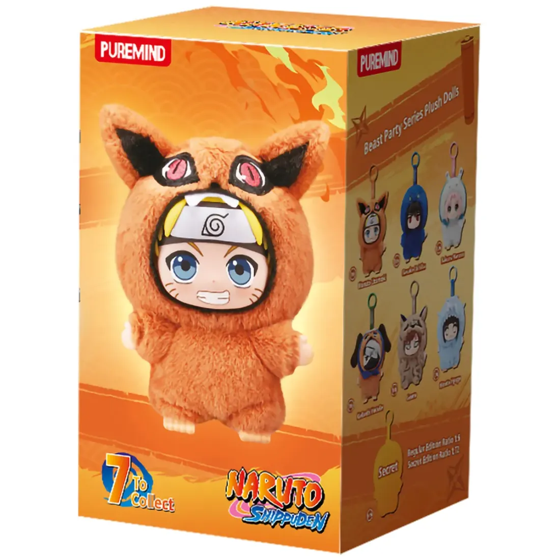 Фигурка плюшевая в ассортименте Наруто Naruto Shippuden Beast Party 1 шт Blind Box 3126