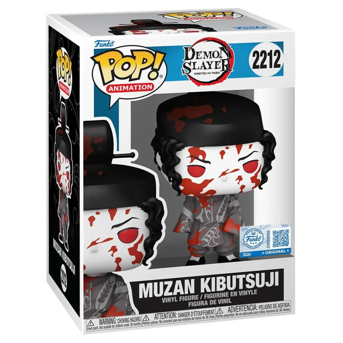 Фигурка Funko POP! Animation Demon Slayer Muzan Kibutsuji (B&W) (BD) (Exc) (2212) 92021