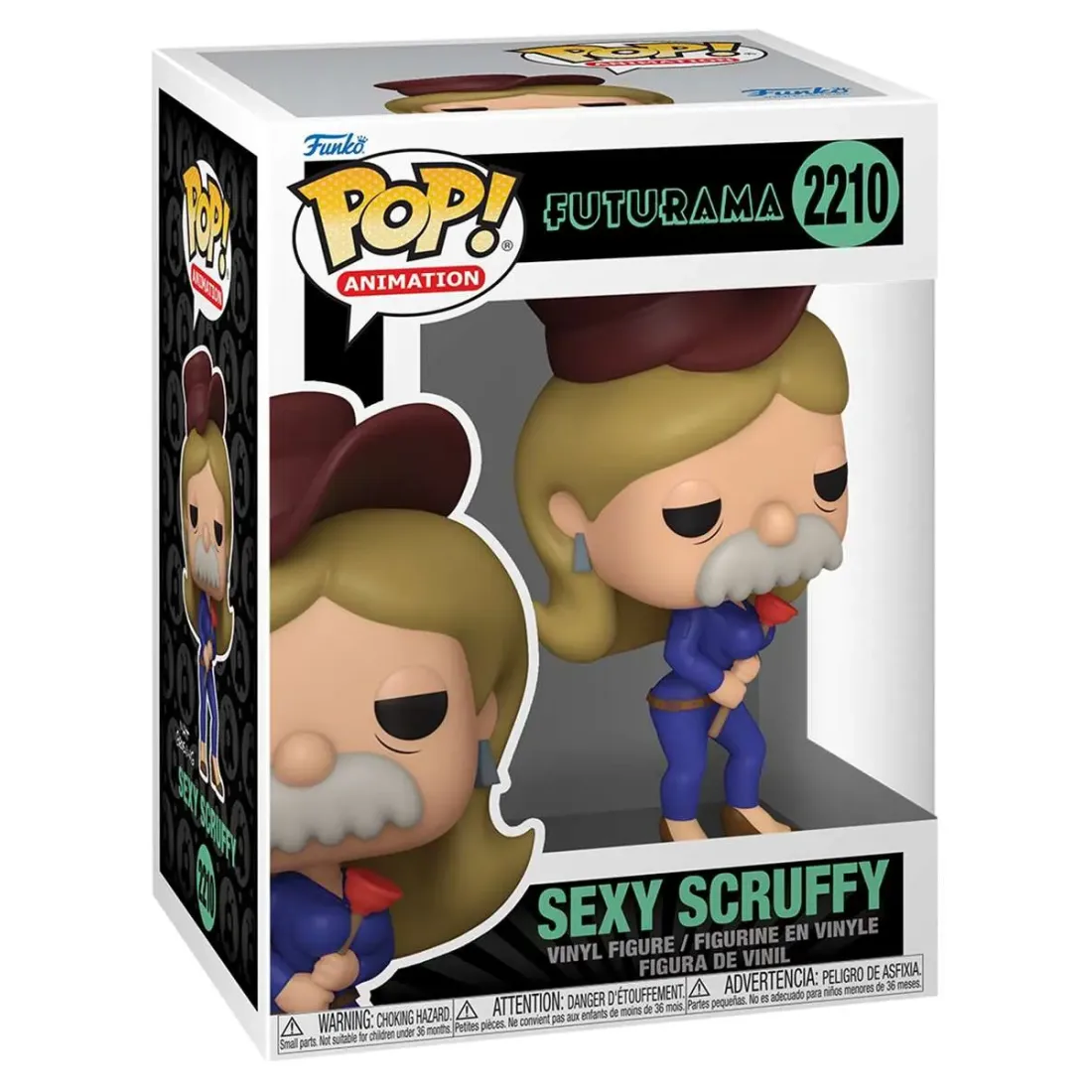 Фигурка Funko POP! Animation Futurama S5 Sexy Scruffy (2210) 90429