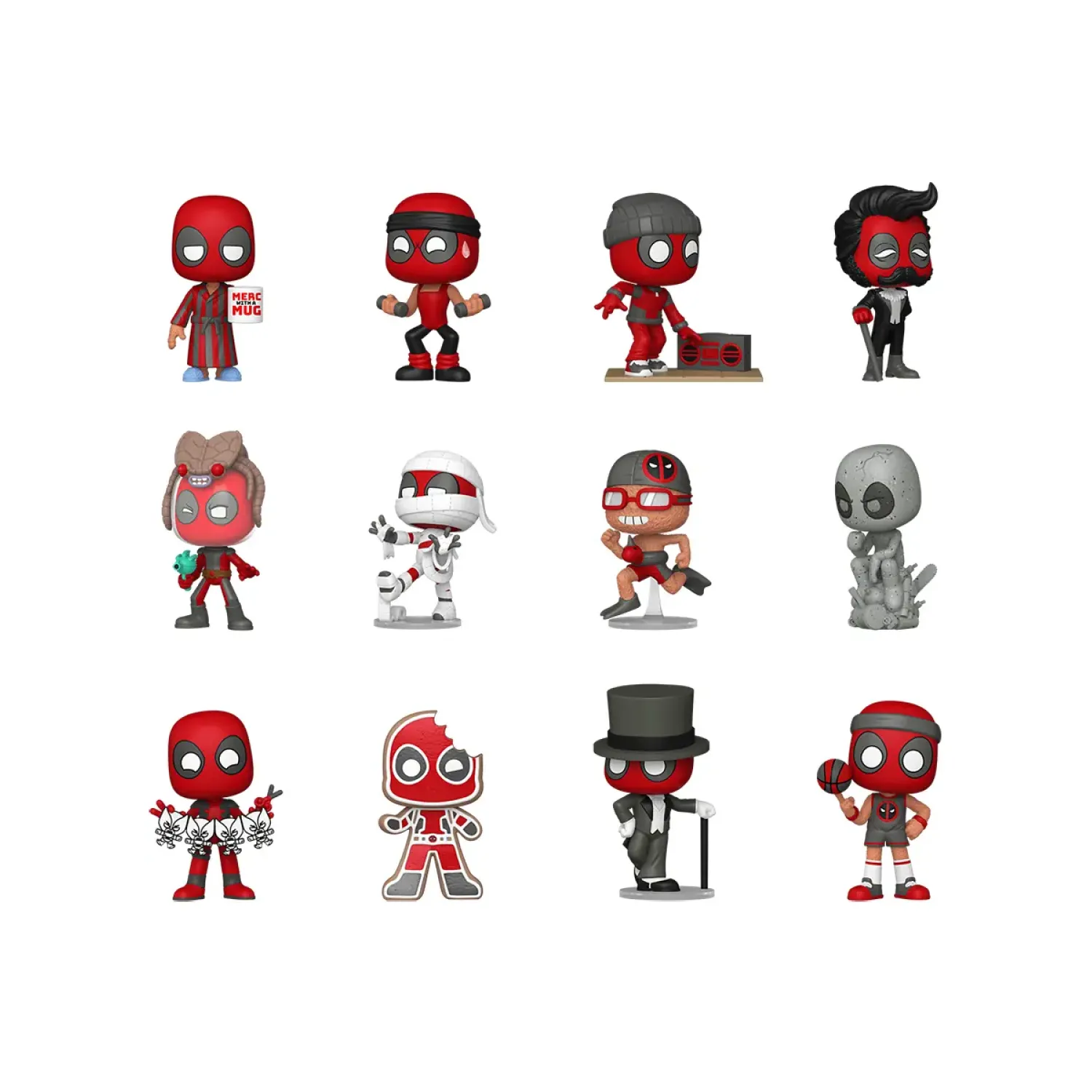 Фигурка Funko Mystery Minis Marvel Deadpool Classic 1 штука в ассортименте (из 12) 91897