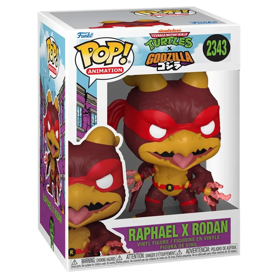 Фигурка Funko POP! Animation TMNT x Godzilla Raphael x Rodan (2343) 90585