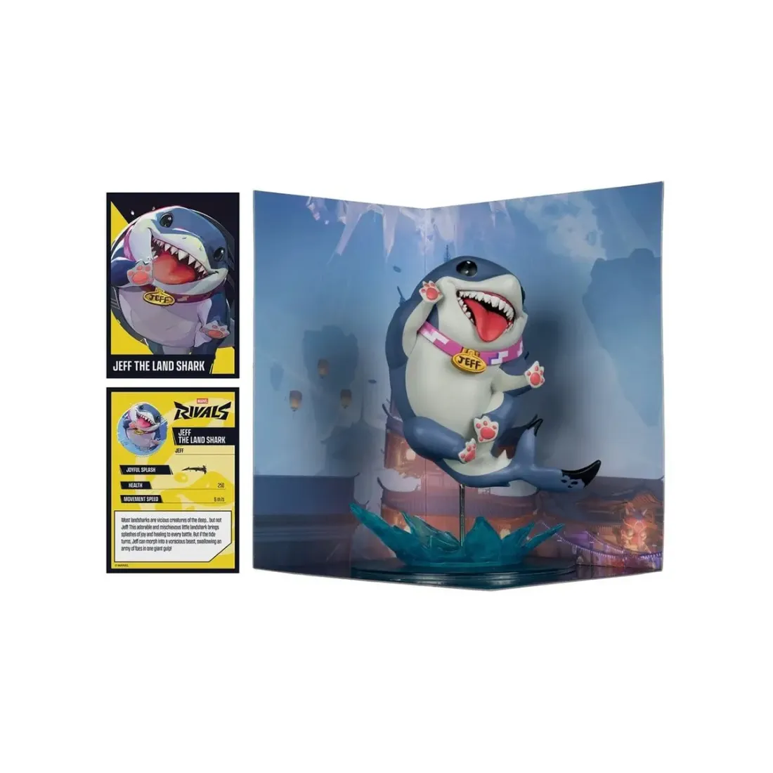 Фигурка Marvel Rivals Collection Gamerverse Jeff The Landshark 1:10th Wv1 20 см 14881