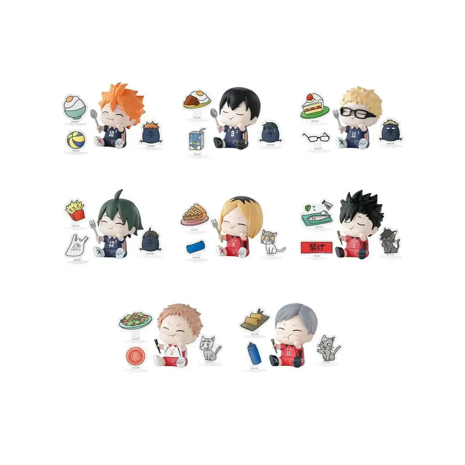 Фигурка в ассортименте Haikyu!! Happy 1шт 6см BP29652P