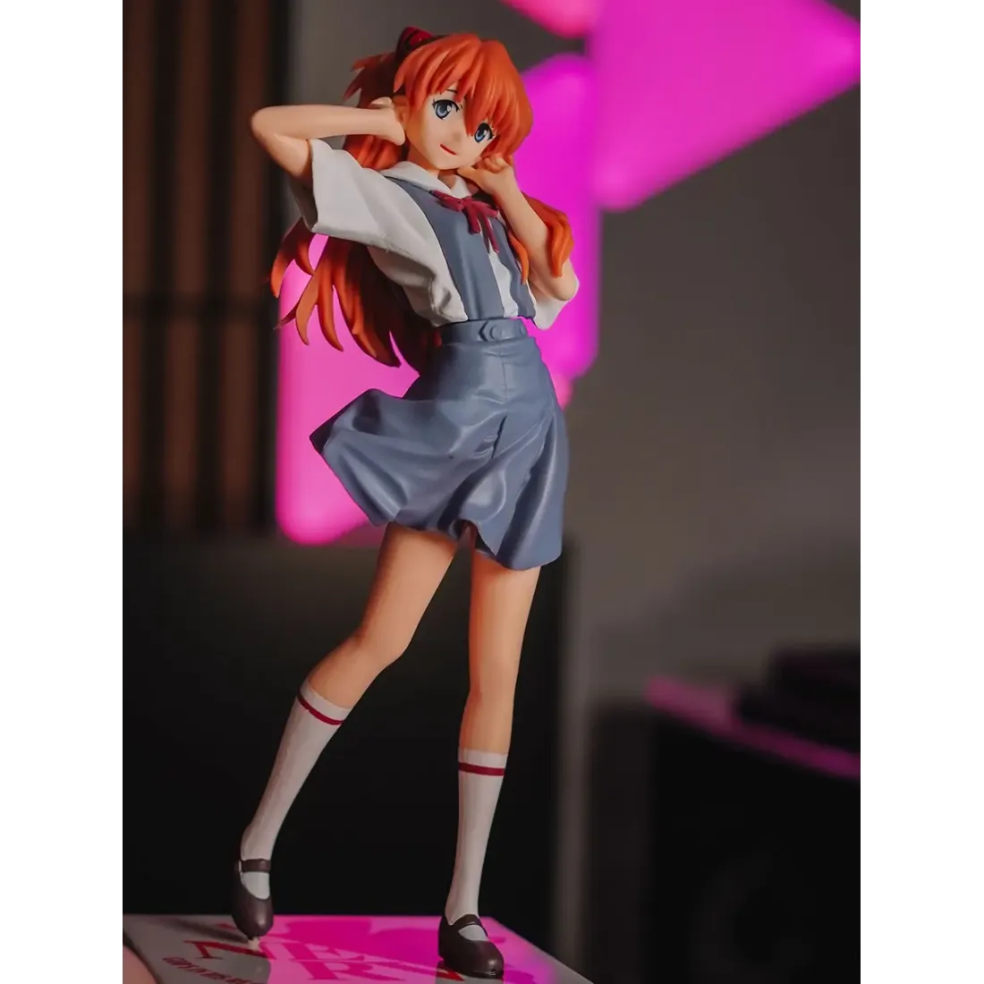 Фигурка Аниме SEGA Евангелион Аска Лэнгли Uniform Ver. 21см