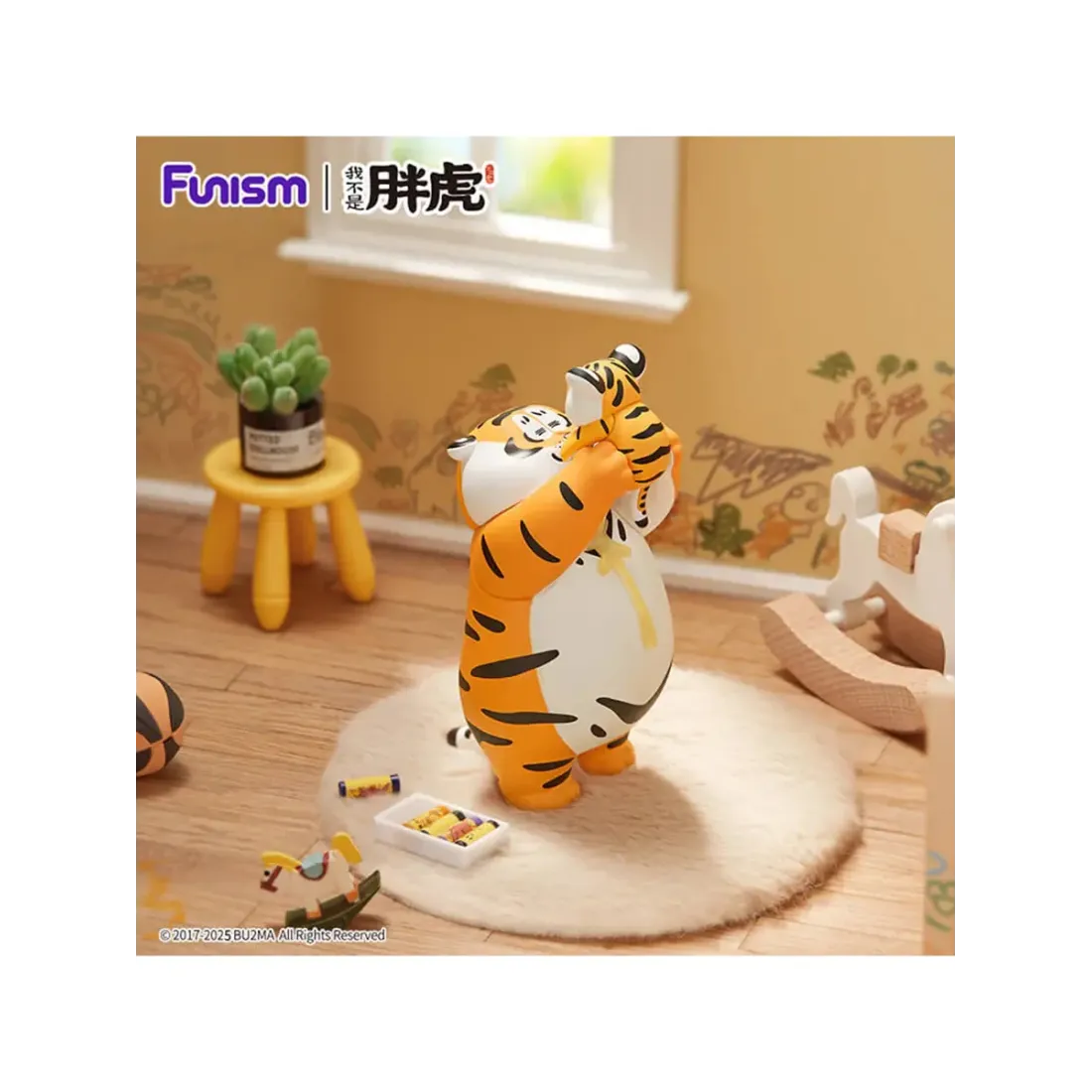 Фигурка Аниме Alexander The Fat Tiger - Roaring Love Series 2: Epic Filial Fail в ассортименте 1 шт Blind Box
