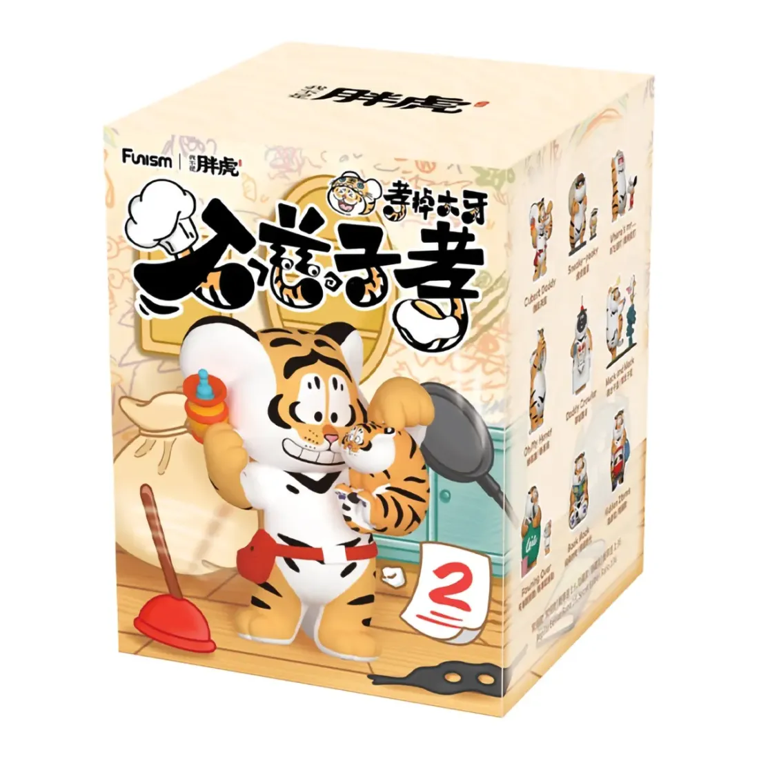 Фигурка Аниме Alexander The Fat Tiger - Roaring Love Series 2: Epic Filial Fail в ассортименте 1 шт Blind Box