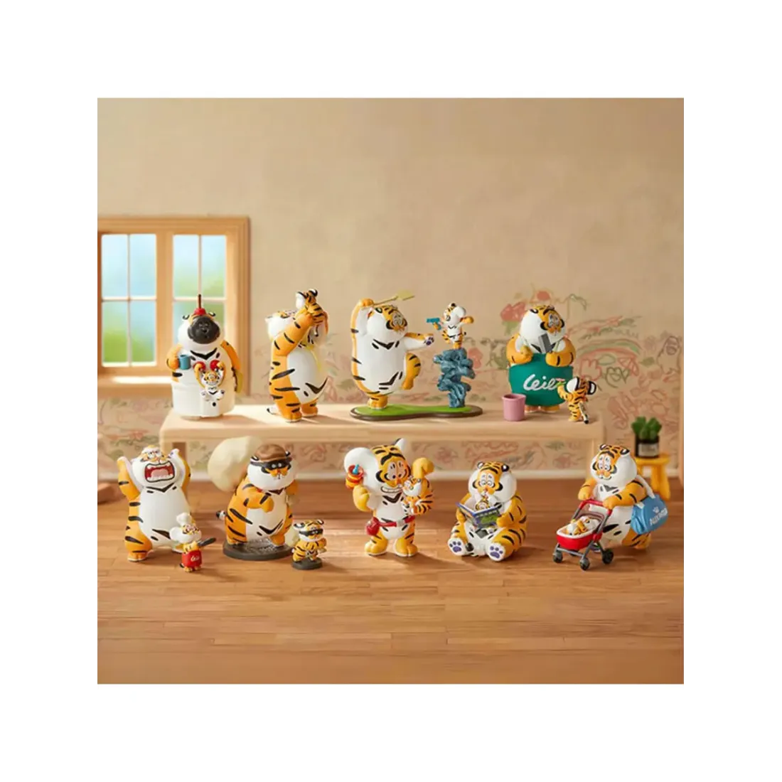 Фигурка Аниме Alexander The Fat Tiger - Roaring Love Series 2: Epic Filial Fail в ассортименте 1 шт Blind Box