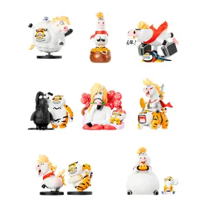 Фигурка Аниме Alexander The Fat Tiger - The Real Crazy Horse в ассортименте 1 шт Blind Box