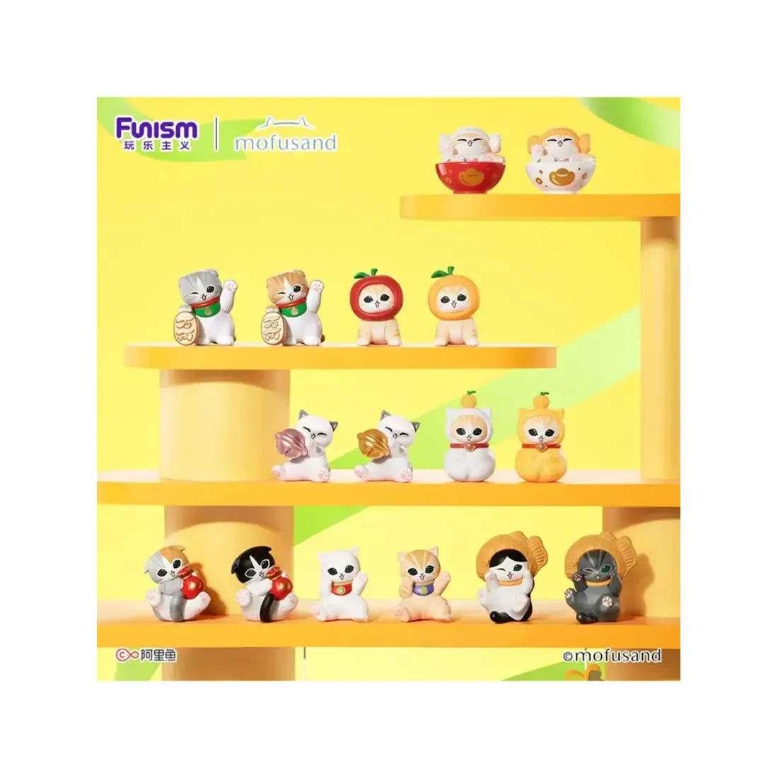 Фигурка Аниме Mofusand Fortune Neko Series Mini Figures в ассортименте 1 шт Blind Box