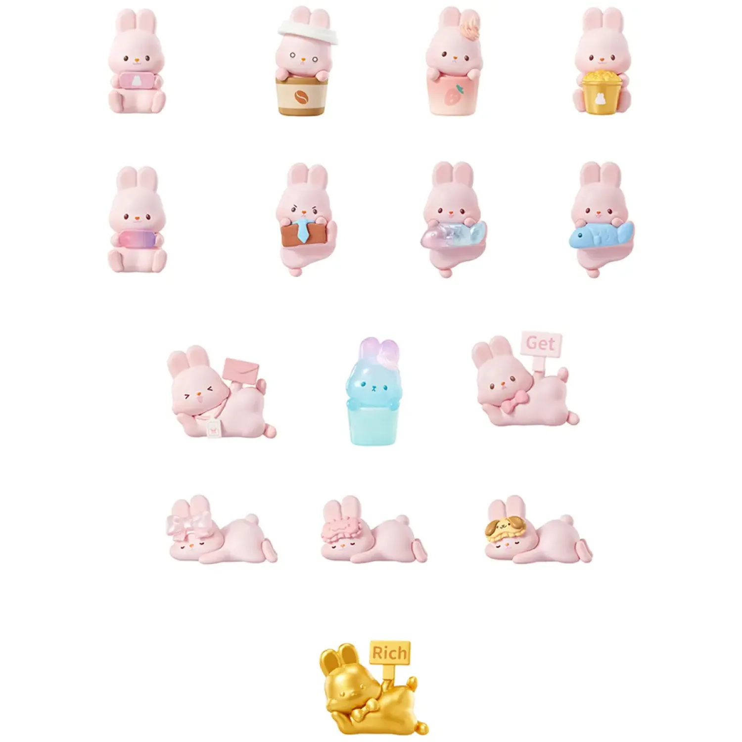 Фигурка Аниме MOMO BUNNY 24h Life Diary Series в ассортименте 1 шт Blind Box