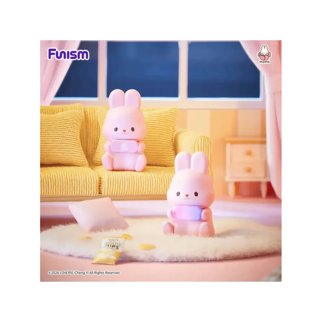 Фигурка Аниме MOMO BUNNY 24h Life Diary Series в ассортименте 1 шт Blind Box