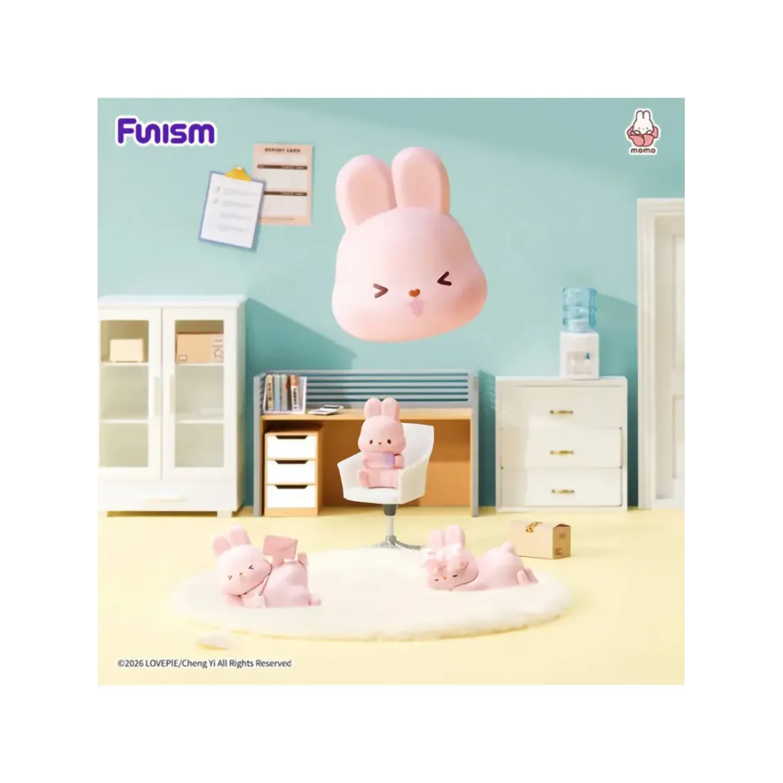 Фигурка Аниме MOMO BUNNY 24h Life Diary Series в ассортименте 1 шт Blind Box