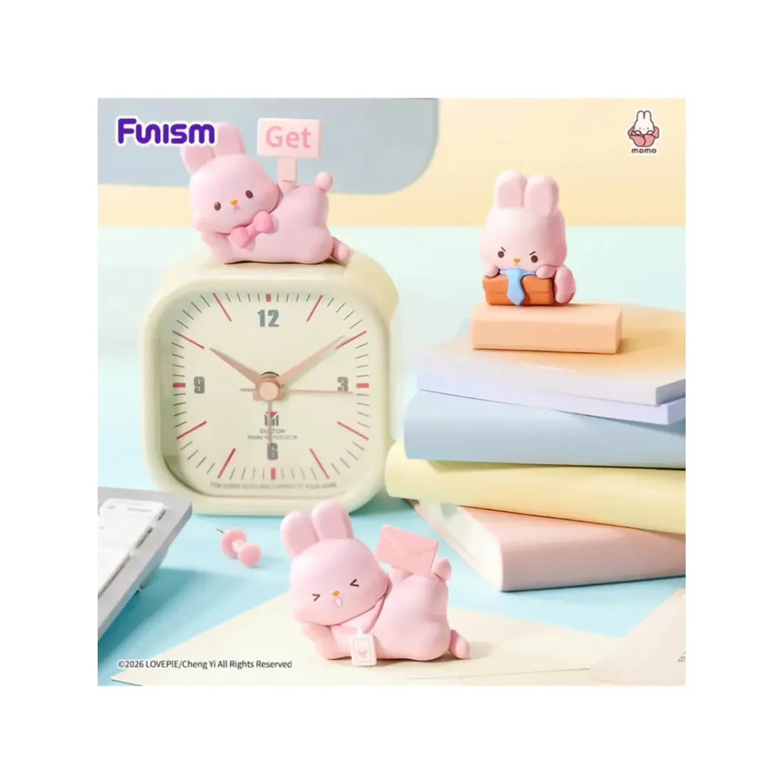Фигурка Аниме MOMO BUNNY 24h Life Diary Series в ассортименте 1 шт Blind Box