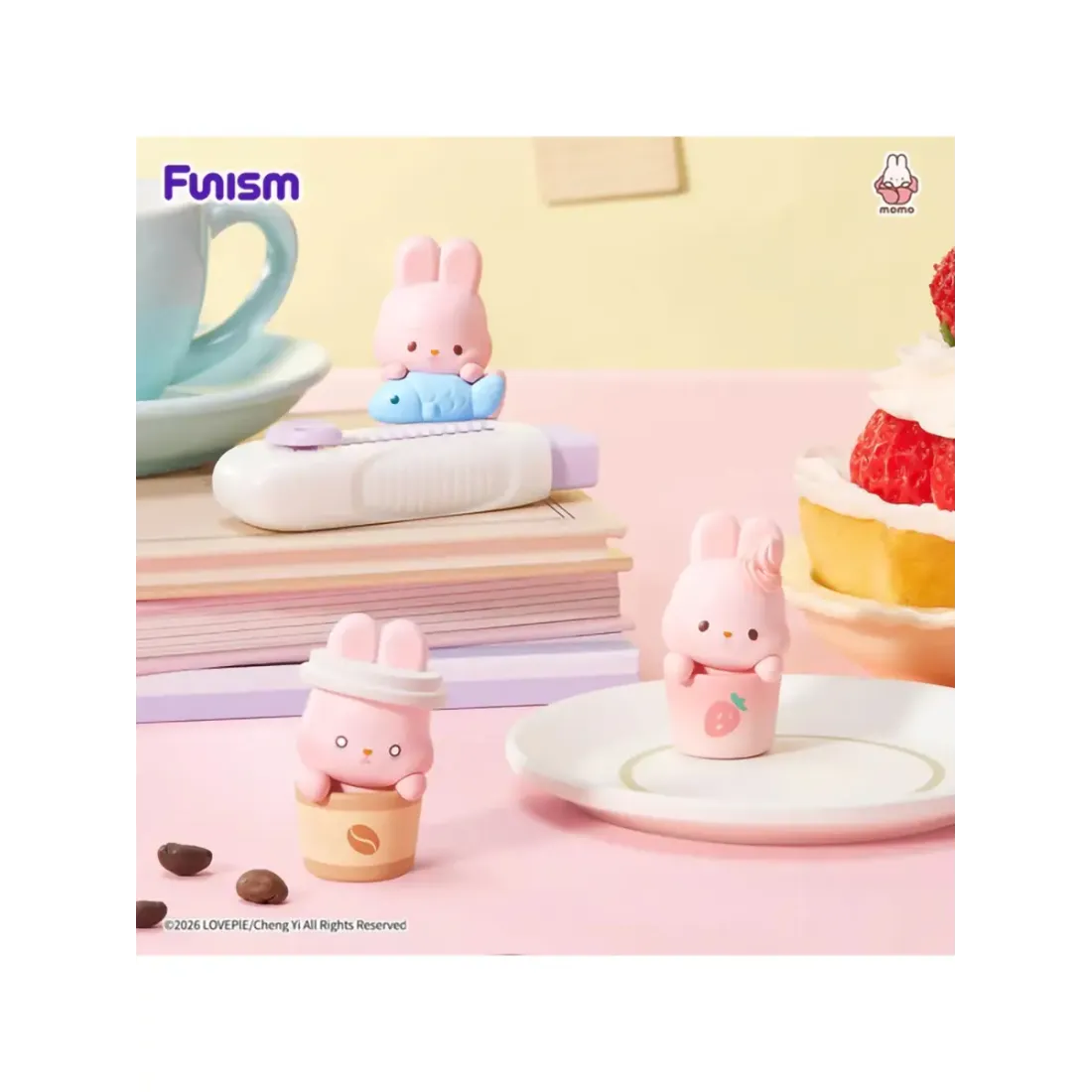 Фигурка Аниме MOMO BUNNY 24h Life Diary Series в ассортименте 1 шт Blind Box