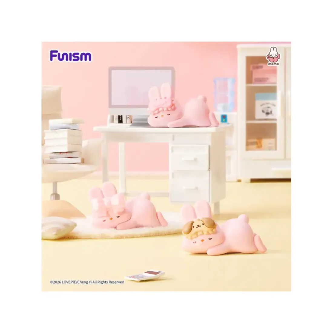 Фигурка Аниме MOMO BUNNY 24h Life Diary Series в ассортименте 1 шт Blind Box