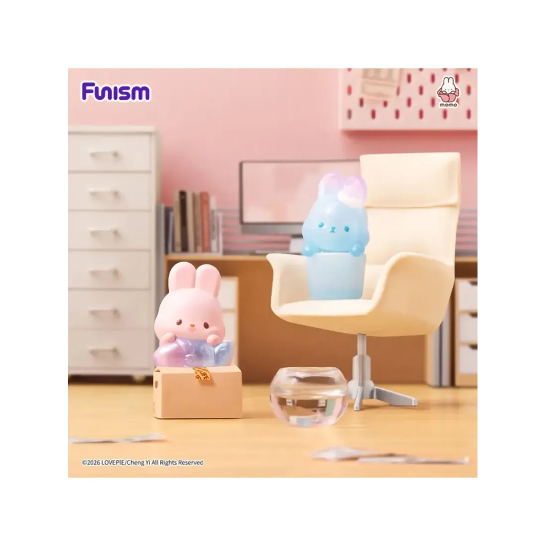 Фигурка Аниме MOMO BUNNY 24h Life Diary Series в ассортименте 1 шт Blind Box