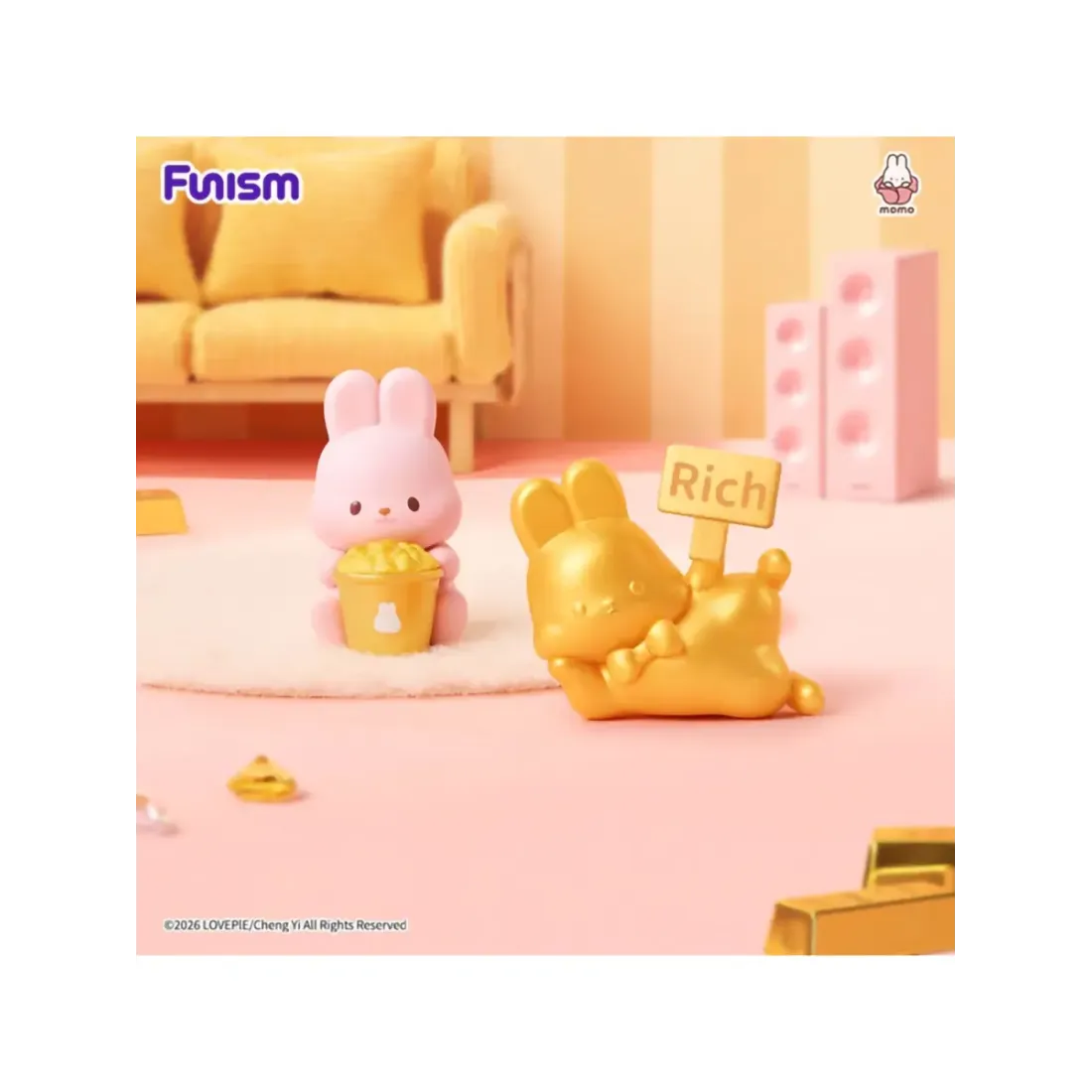Фигурка Аниме MOMO BUNNY 24h Life Diary Series в ассортименте 1 шт Blind Box