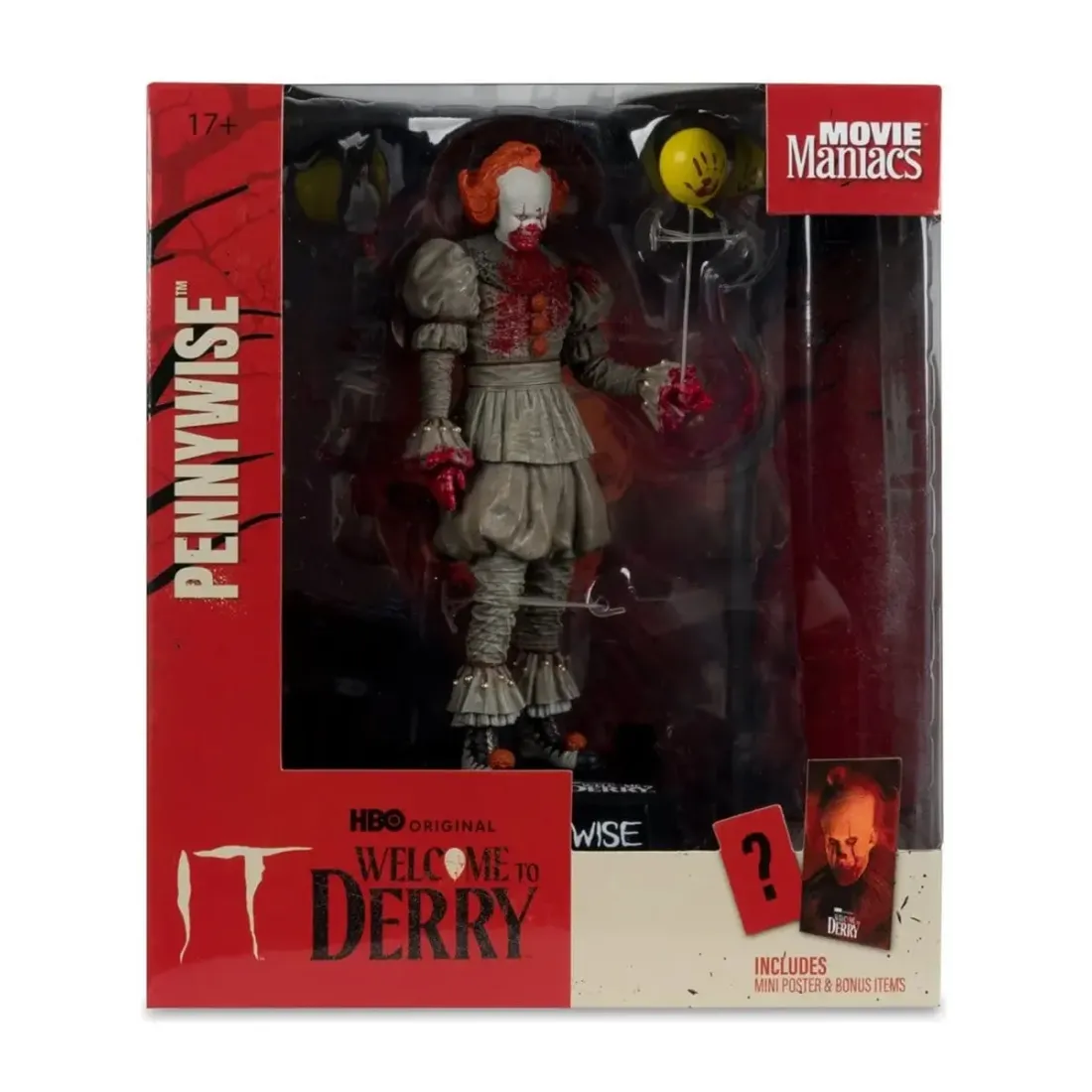 Фигурка Movie Maniacs Добро Пожаловать в Дерри WV2 Bloody Pennywise Пеннивайз 15см 14142