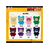Фигурка Аниме Дни Сакамото Cat Paradise в ассортименте 1 шт  Blind box BBMZ-M1501