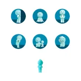 Фигурка Аниме  Smiski Bathroom в ассортименте 1 шт Blind box  SMI66217
