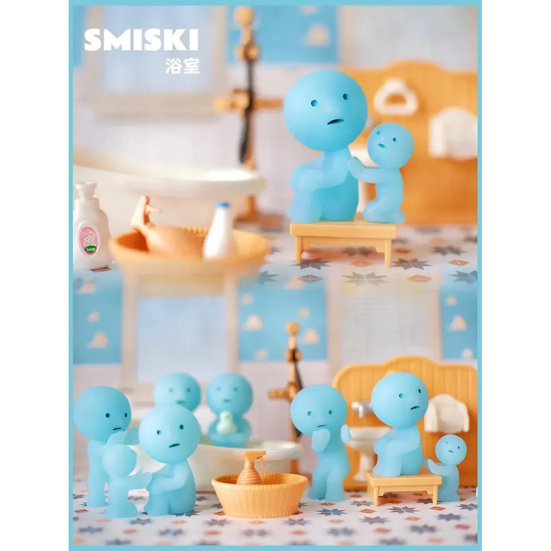 Фигурка Аниме  Smiski Bathroom в ассортименте 1 шт Blind box  SMI66217