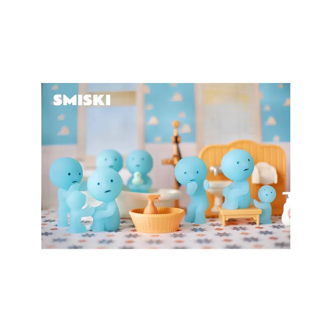 Фигурка Аниме  Smiski Bathroom в ассортименте 1 шт Blind box  SMI66217