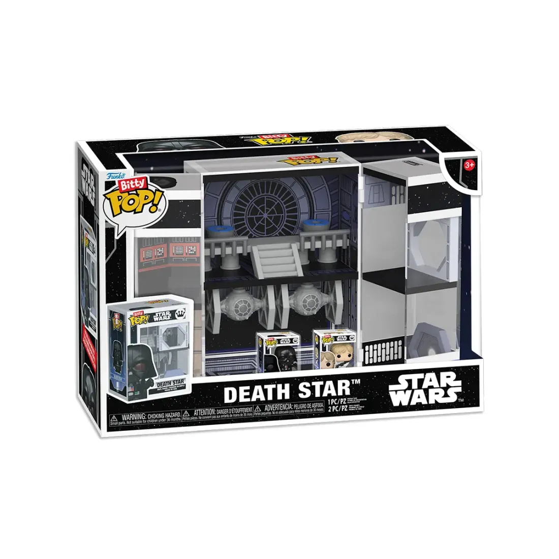 Набор Funko Bitty POP! Bitty Box Star Wars Death Star+Darth Vader+Luke Skywalker 93561
