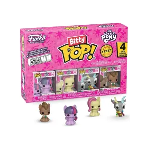 Набор Funko Bitty POP! My Little Pony Twilight+Fluttershy+Discord+Dr. Hooves w/Chase 4шт 89580