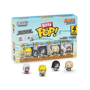 Набор Funko Bitty POP! Naruto Shippuden Minato+Orochimaru+Tsunade+Jiraiya w/Chase 4шт 89864