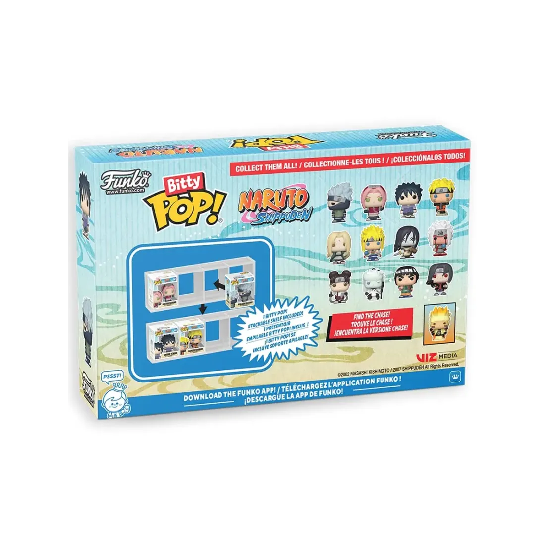 Набор Funko Bitty POP! Naruto Shippuden Minato+Orochimaru+Tsunade+Jiraiya w/Chase 4шт 89864