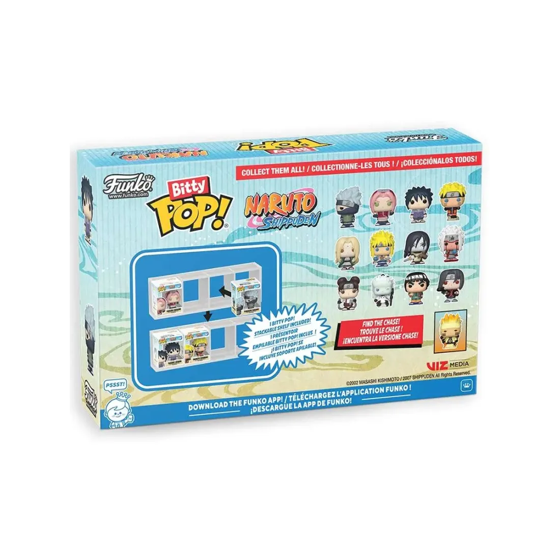 Набор Funko Bitty POP! Naruto Shippuden Tenten+Madara+Might Guy+Itachi w/Chase 4шт 92503