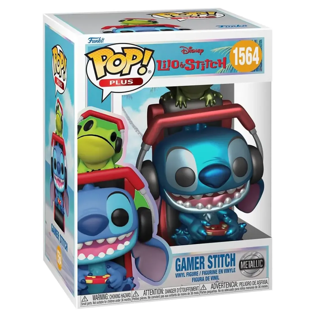 Фигурка Funko POP! Plus Disney Lilo & Stitch Gamer Stitch (MT) (1564) 87120