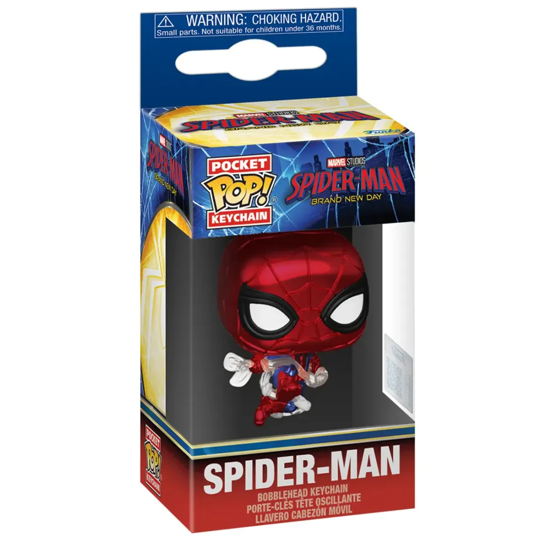 Брелок Funko Pocket POP! Marvel Spider-Man Brand New Day Spider-Man (MT) 93990