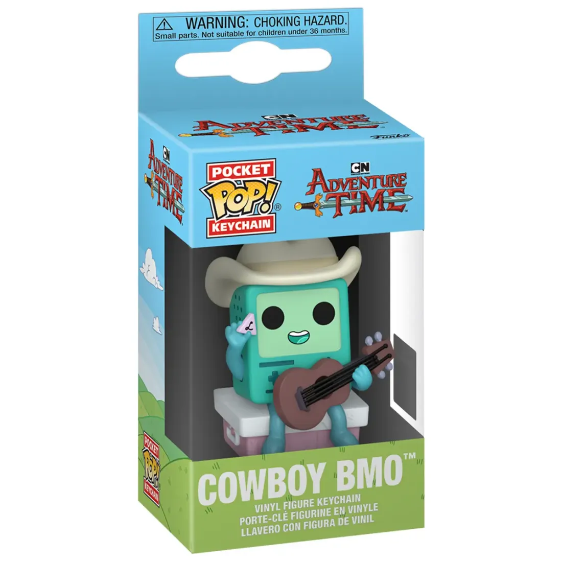 Брелок Funko Pocket POP! TV Adventure Time Cowboy BMO w/Guitar 92109