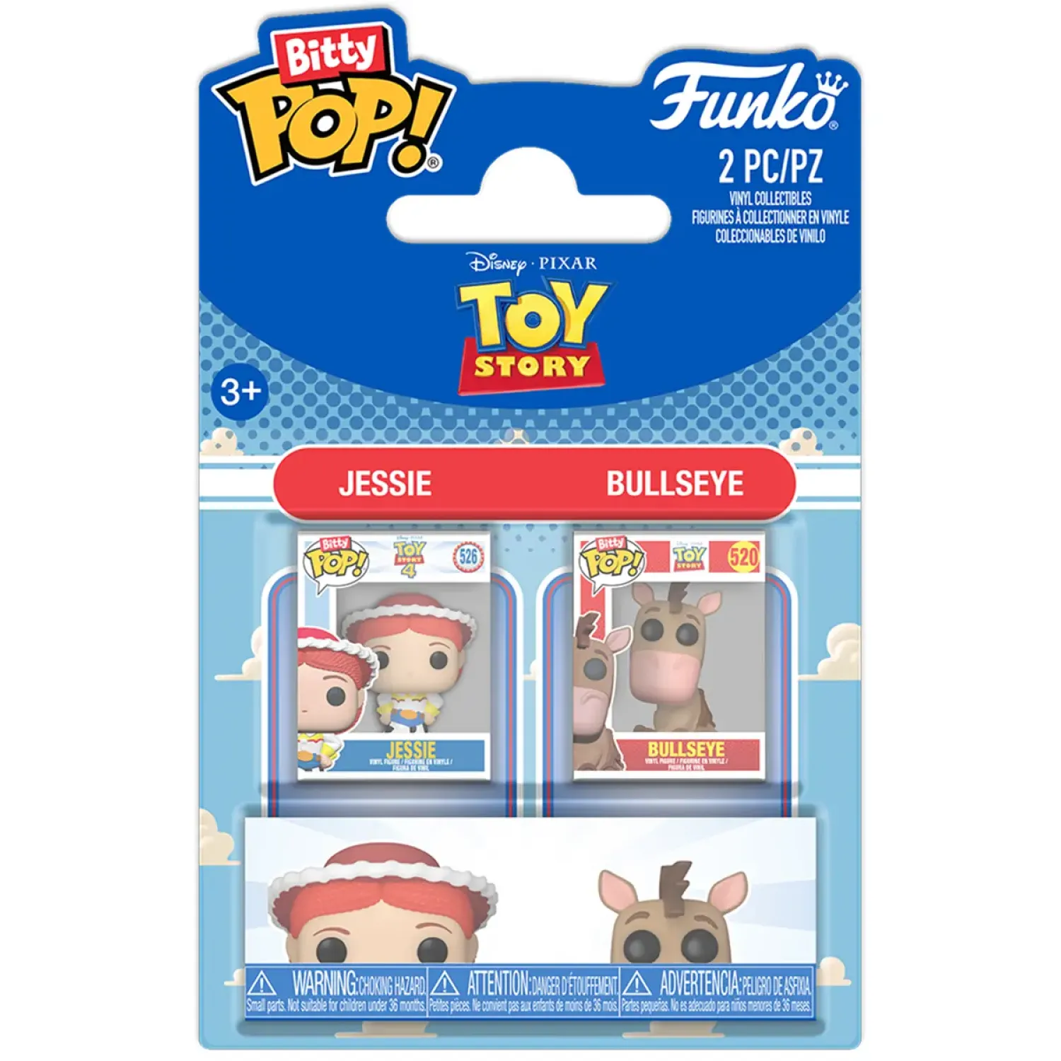 Набор Funko Bitty POP! Disney Toy Story Jessie & Bullseye 2шт 94218