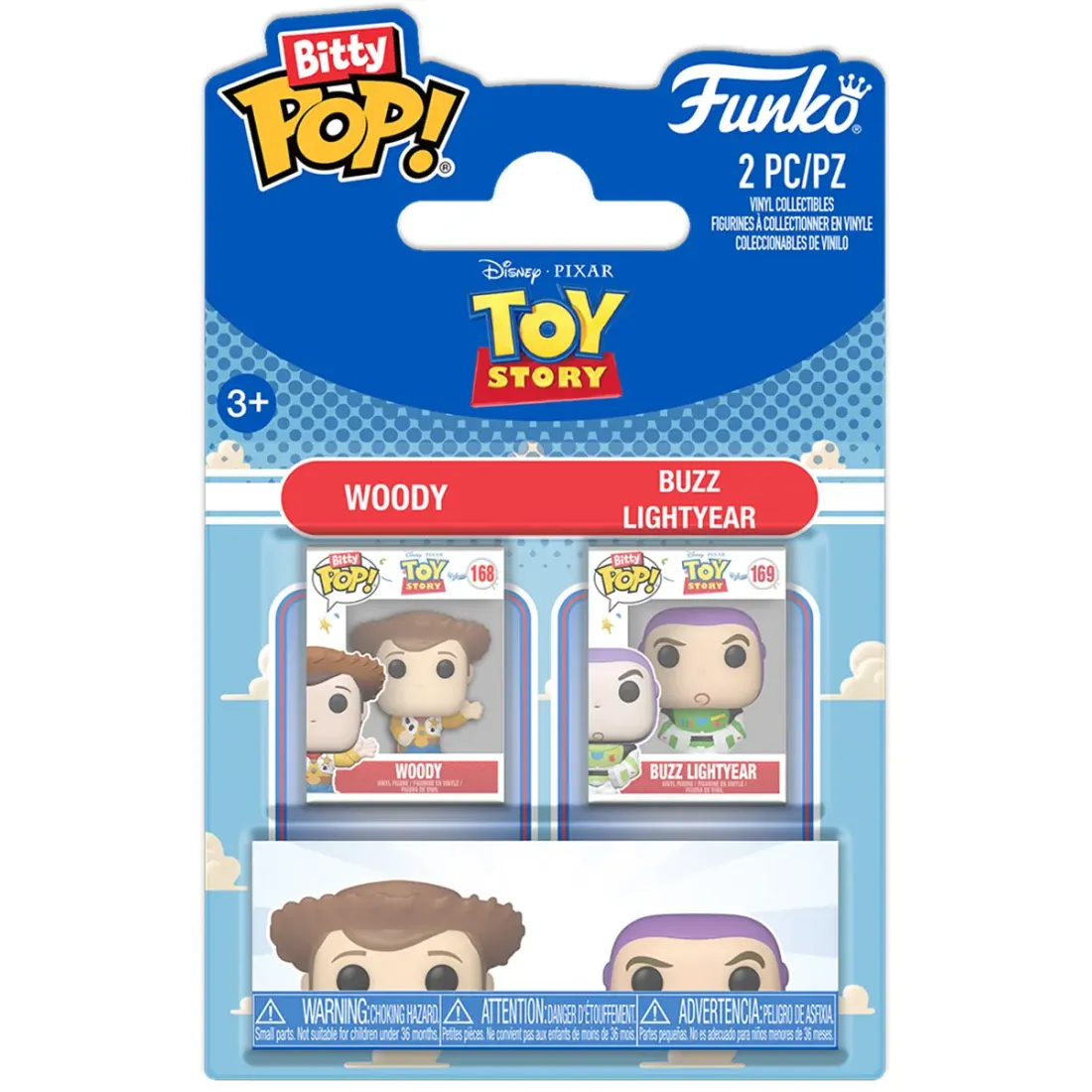 Набор Funko Bitty POP! Disney Toy Story Woody & Buzz Lightyear 2шт 94219