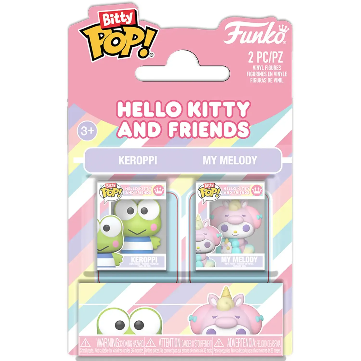 Набор Funko Bitty POP! Hello Kitty And Friends Keroppi & My Melody 2шт 94213