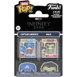 Набор Funko Bitty POP! Marvel Infinity Saga Captain America & Hulk 2шт 94214